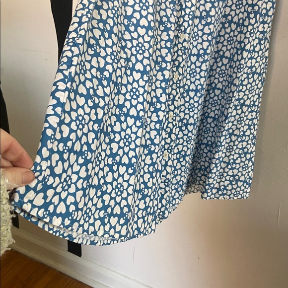 NWOT Boden Posy midi shirt dress in heart floral print - Picture 12 of 15